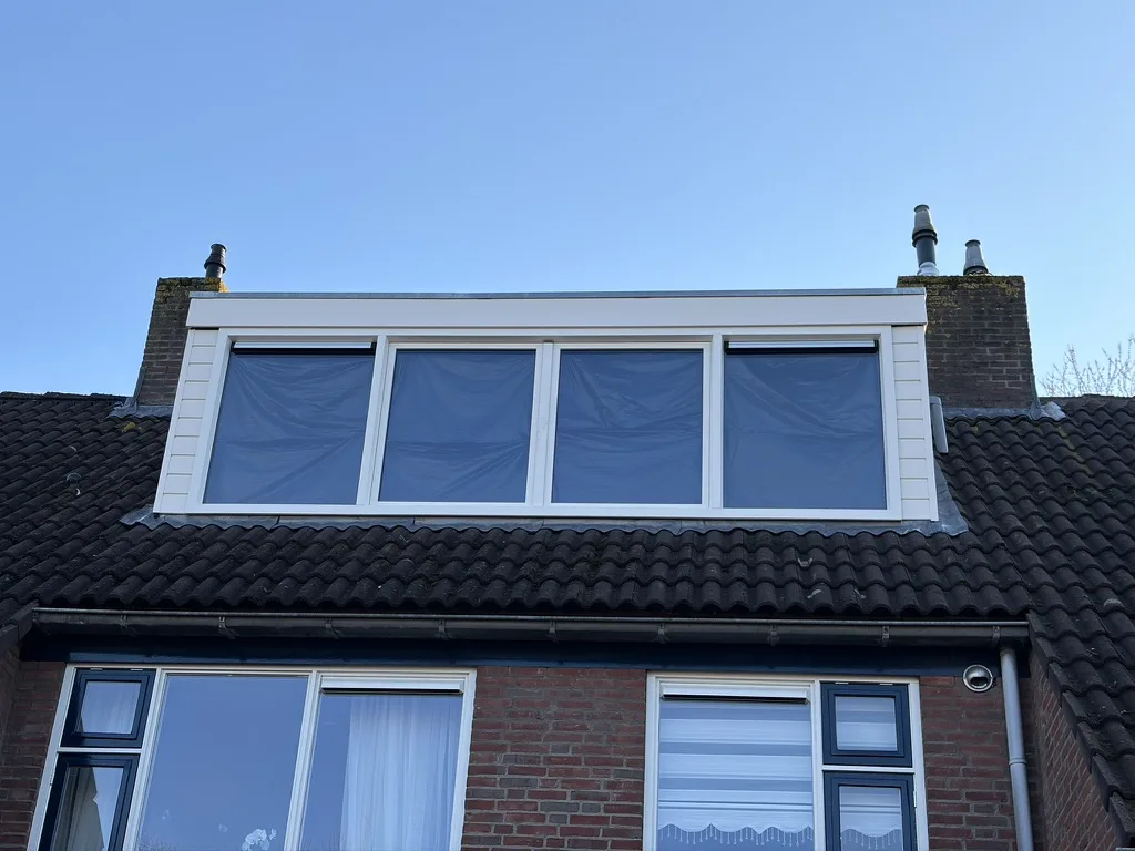 Prefab dakkapel 5,0 m wit in Nieuwegein